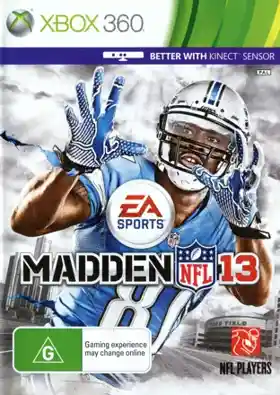 Madden NFL 13 (USA) box cover front